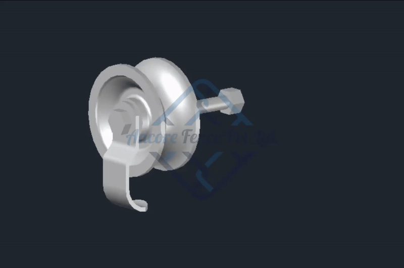 Track Wheel Safety Malleable